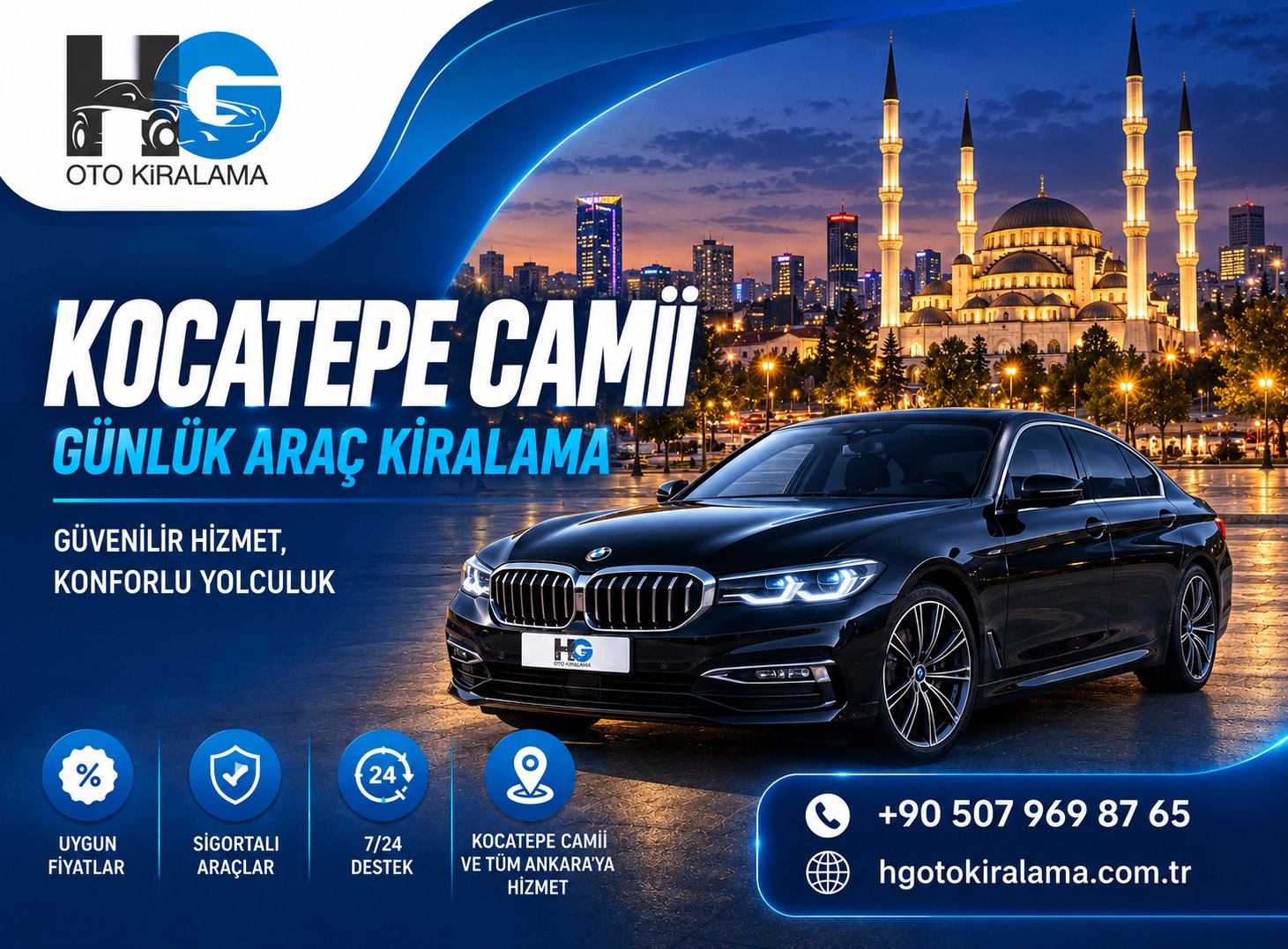 Kocatepe Camii Araç Kiralama